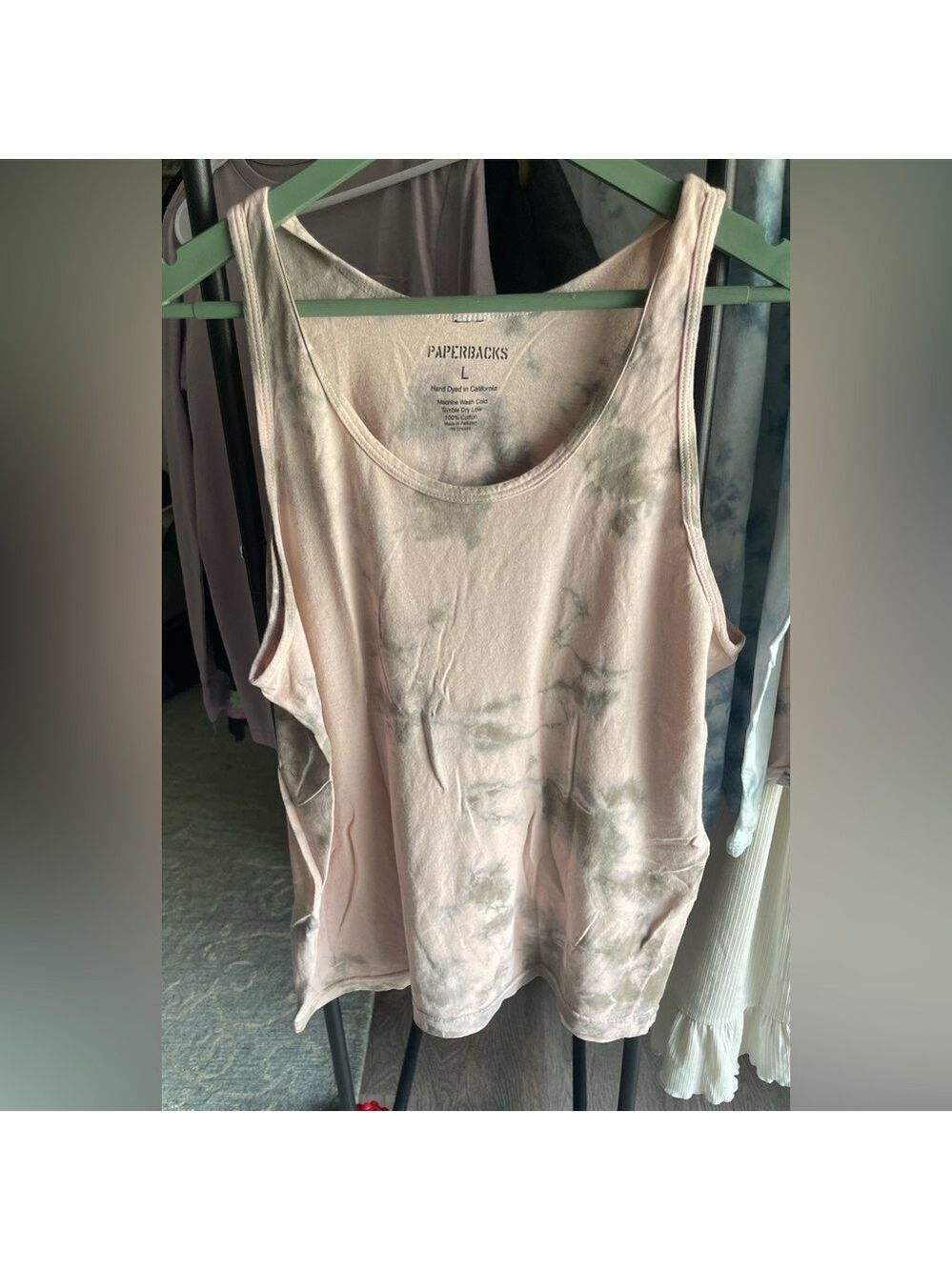 Paperbacks Women's Pastel Tie-Dye Tank Top
